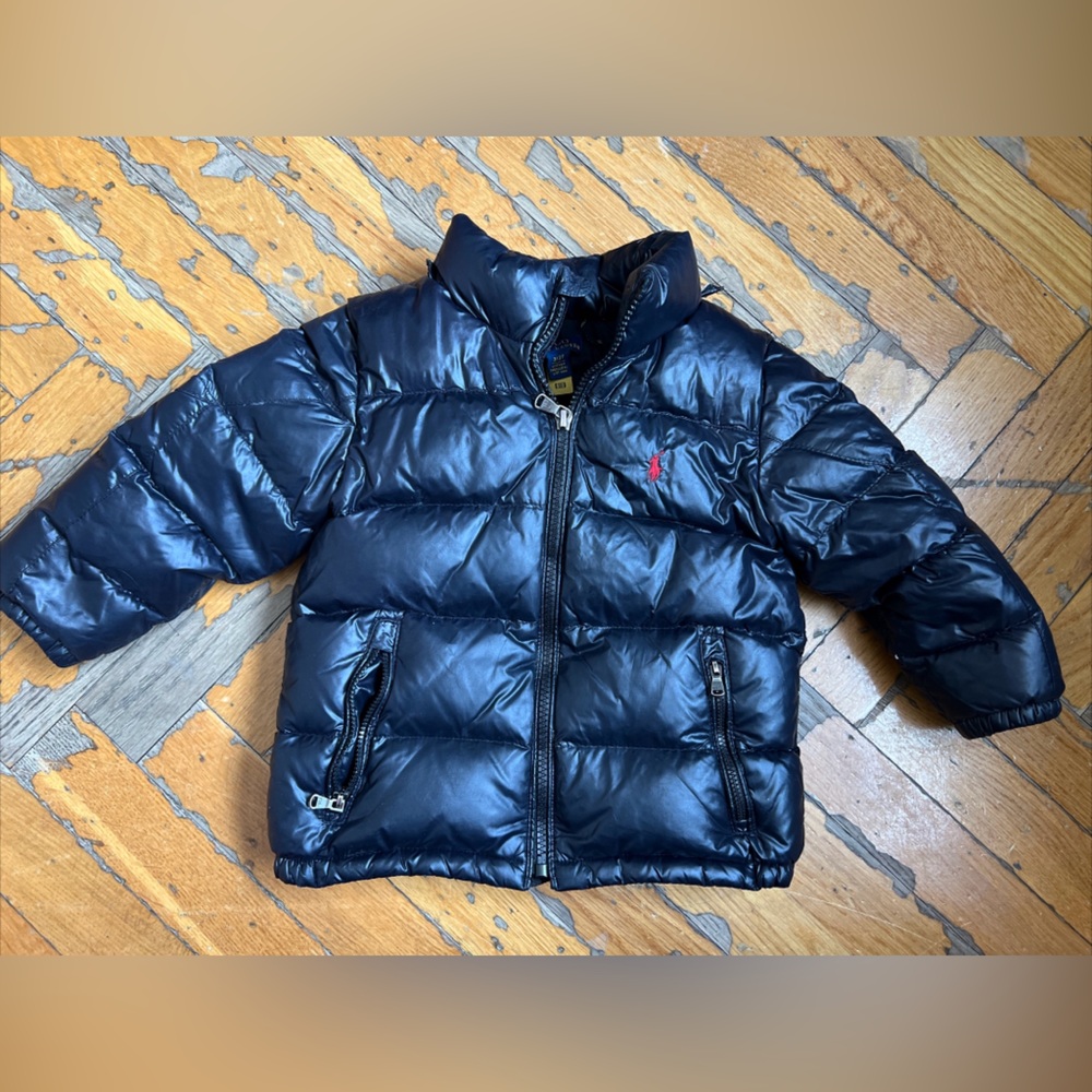 Polo by Ralph Lauren Dark Blue Puffer Jacket size 3